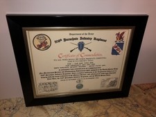 508TH PARACHUTE INFANTRY REGIMENT / COMMEMORATIVE - CERTIFICATE OF COMMENDATION picture