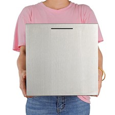 Adult Piggy Banks, The Largest Stainless Steel Piggy Bank, Can Only Save The ... picture