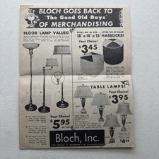 Vintage Bloch, Inc. Philadelphia, PA. Store Sales Brochure Mailing Catalog picture