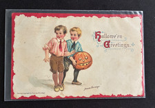 ANTIQUE SAM GABRIEL PUB HALLOWEEN POSTCARD Germany unposted Brundage artist  picture