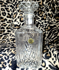 Cristal D'Arques Combourg Lead Crystal Whiskey Decanter 10 x 4 x 4 Barware Clear picture