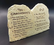 The Ten Commandments: A Foundation for Life (Tablet Acrylic Decorative Plaque) picture