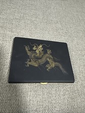 Antique Japanese Cigarette Case Gold Dragon picture