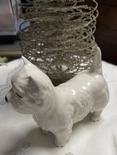 Vintage Beswick England Dog Figurine West Highland Terrier Westie Porcelain picture
