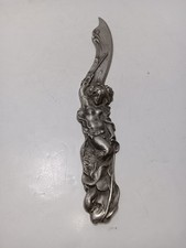 VTG Metropolitan Museum of Art MMA Mermaid ART NOUVEAU Metal Letter Opener picture