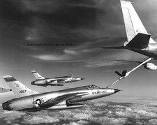 Stratotanker refuels Republic F-105D Thunderchief 8