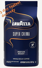 Lavazza Super Crema Whole Bean Coffee Medium Espresso Roast 2.2 lb Bag Pack of 1 picture