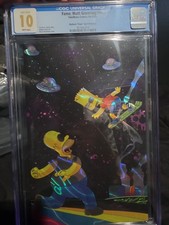 Fame: Matt Groening #nn Simpsons Comoc Tidalwave Virgin CGC10 1/15 picture
