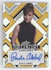 2022 Leaf Pop Century Signatures Paula Abdul 1/1 #BA-PA1 picture