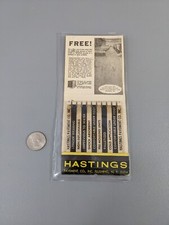 Vintage Antique Giant Large Match book Hastings Pavement Co 3.25 Inches Postcard picture