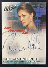 EXT RARE James Bond Rosamund Pike Auto Die Another Day Authentic Autograph A5 picture