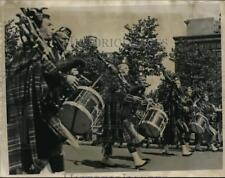 1938 Press Photo Lalla Rookh Bagpipe Band Rochester New York Second in Contest picture
