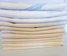 11 Bundle Vintage Feedsack Plain Solid Feed Sack Flour Sack Lot picture