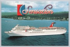 Carnival Cruise Line MS Sensation Fun Ship Postcard Nautical Ocean Liner picture