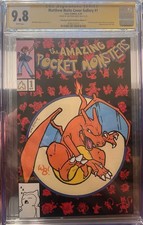Pokemon Amazing Pocket Monsters #1 Embossed Gold Foil Matthew Waite Pop 5 VHTF picture