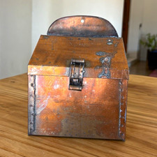 Vintage Davidson Uphoff Country Ware Copper Planter Wall Pocket Mexico 7.5