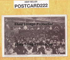 CA Oakland 1909 antique postcard FORUM CAFE INTERIOR GUSTAV MANN  California  picture