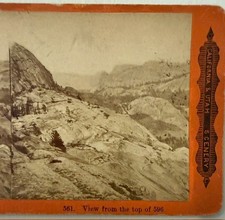 Antique Stereoview Sierra Nevada California Utah Scenery C W Woodward 561 picture