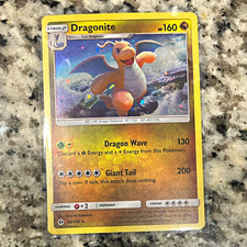 Pokémon TCG Dragonite Sun & Moon Holo Rare 96/149 English Cosmos Holofoil 2017 picture