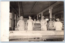 c1910's Occupational Factory Interior RPPC Photo Antique Unposted Postcard picture