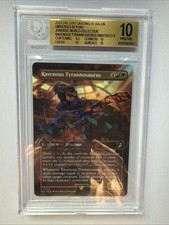 Magic: The Gathering Ravenous Tyrannosaurus Emblem Foil 0043 Beckett BGS 10 picture