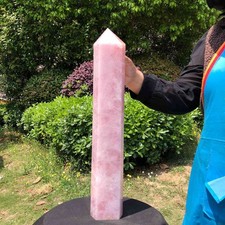 10.09LB Natural Powder Crystal Column Wand Obelisk Mineral Healing picture