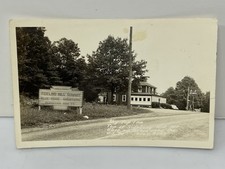 RPPC Sky Top Inn Sideling Hill Summit Breezewood Postcard Atlantic Gas Station picture