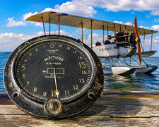 1918 US NAVAL AIRCRAFT TYCOS ALTIMETER picture