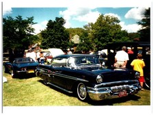 1957 Pontiac Star Chief Car At A Car Show - (8.5