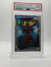 2023 Upper Deck Marvel Platinum Spr Stats-Rainbow MAGNETO (PSA GEM MINT 10) picture