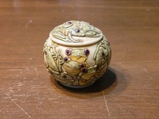 Vintage Jardinia Leap Frog Tree Frog Trinket Box Harmony Kingdom picture
