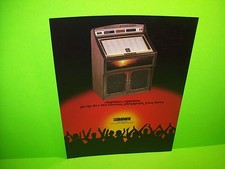Rowe RI-5 160 Original 1982 NOS Jukebox Phonograph Music Promo Sales Flyer picture