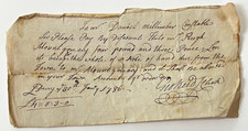 George Reid Revolutionary War General Signed Document New Hampshire Antique picture