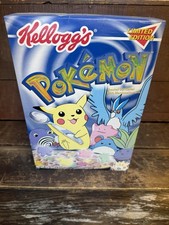 Kellogg’s Pokémon Pokemon Limited Edition Foil 2000 Vintage Sealed Cereal Box picture