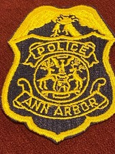 Vintage ANN ARBOR, MI Obsolete POLICE PATCH picture