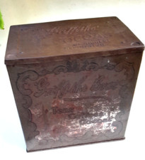 Vintage Griffiths’ Bros. COCOAS' TIN - 7LB TEAS COFFEES MELBOURNE SYDNEY RARE picture
