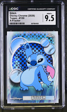 Topps Disney Chrome (2026) Stitch #150 X-Fractor CGC 9.5 Lilo & Stitch picture