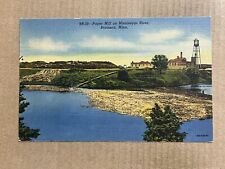 Postcard Brainerd MN Minnesota Paper Mill Mississippi River Vintage PC picture