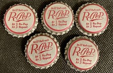 R-PEP 1940's Cork Lined Soda Bottle Caps NOS Lot of 5 Malvern, AR picture