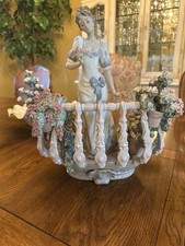 Lladro 1798 Far Away Thoughts Flowers Balcony Limited Edition #650 w/ Box picture