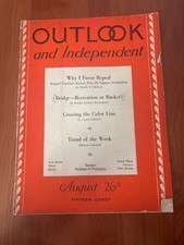 FREE SHIP Aug. 26, 1931 Outlook Independent Magazine picture