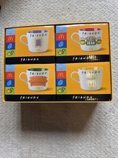 2025 McDonalds FRIENDS SERIES Coffee Mug SET Complete 4 Ceramic Coffee Mug picture