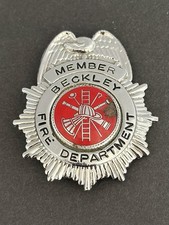 Obsolete Antique Beckley, West Virginia Fire Department Member Badge picture