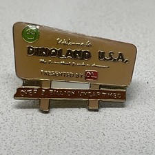 Vintage McDonald's Disney Billboard DINOLAND USA Enamel Lapel Pin picture