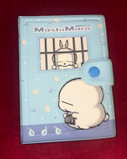 Vintage MashiMaro Blue Plastic Ring Binder Organizer w/ Snap Closure Small 2001 picture