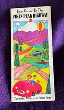 1990s Pikes Peak Highway Mother Nature Theme Parks James Niehues Drawn Brochure picture