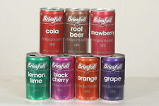 7 different Red Owl Brimfull Soda Cans - 12oz  picture