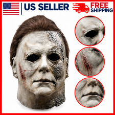 Michael Myers Halloween Scary Horror Mask – Silicone Full Face Cosplay Costume picture
