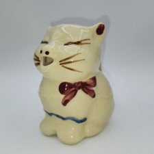1940s Vintage Shawnee Pottery Puss ‘n Boots Cat Creamer w/ handle picture