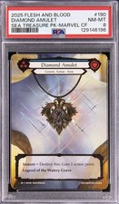 Flesh And Blood Cold Foil Diamond Amulet Graded PSA 8, Not BGS CGC SEA190 picture